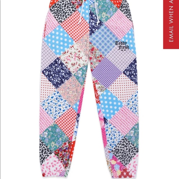 No longer for sale: Teddy Fresh Quilted Sweatpants - Picture 1 of 12